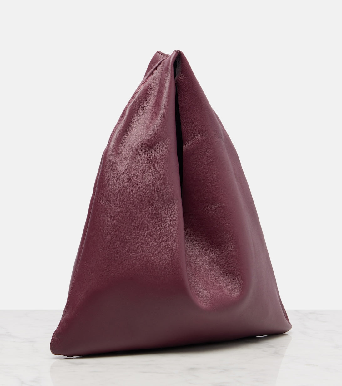 The Row - Bindle Small leather top-handle bag