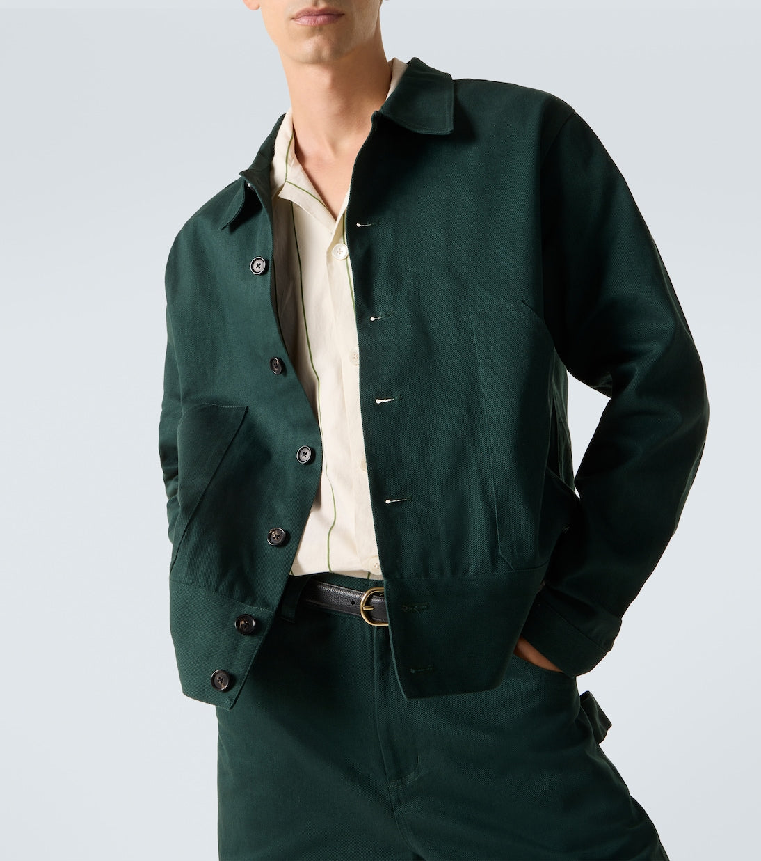 Bode - Knolly Brook cotton twill jacket