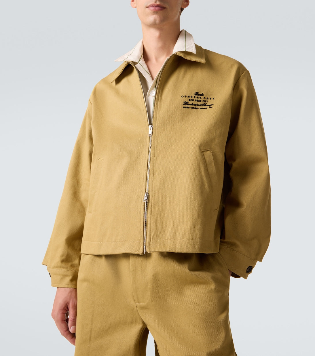 Bode - Central Park cotton blouson jacket