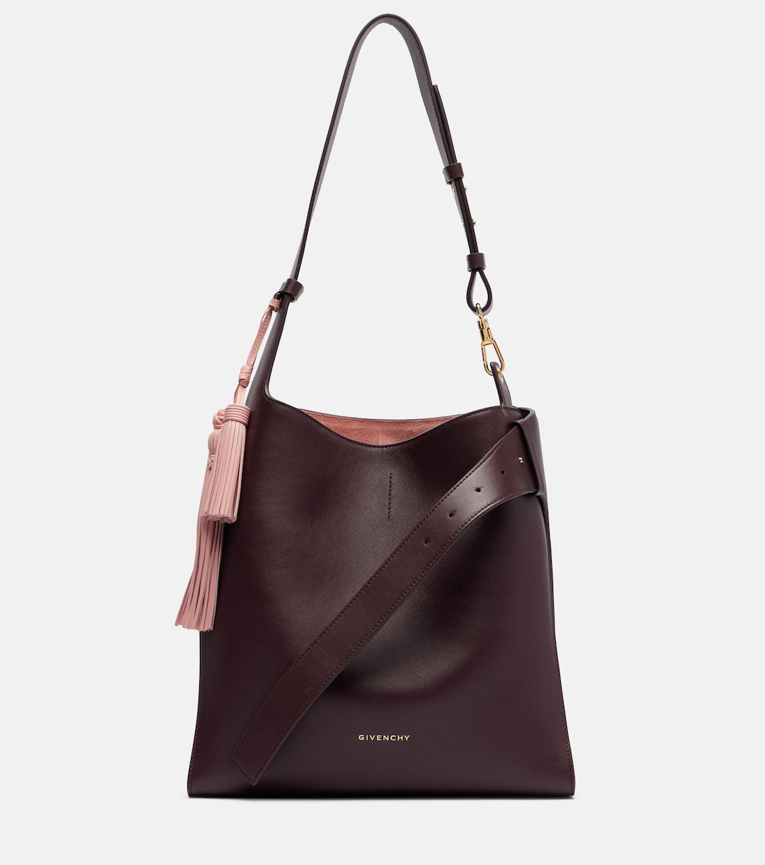 Givenchy - Belted Medium leather hobo bag