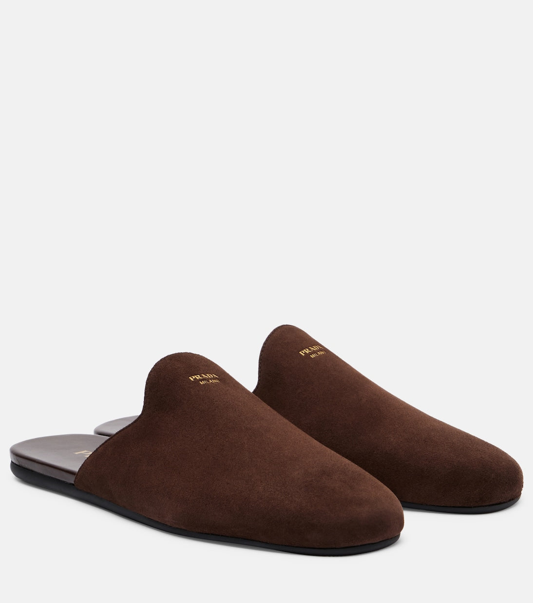 Prada - Suede mules