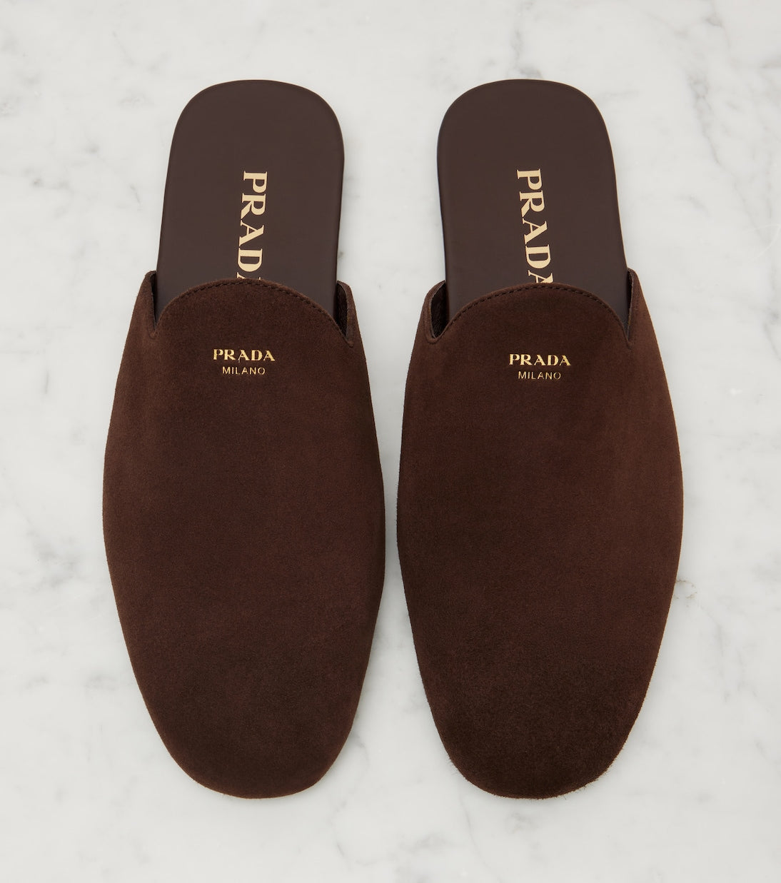 Prada - Suede mules