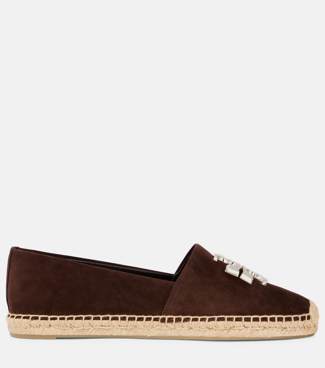 Tory Burch - Double T suede espadrilles