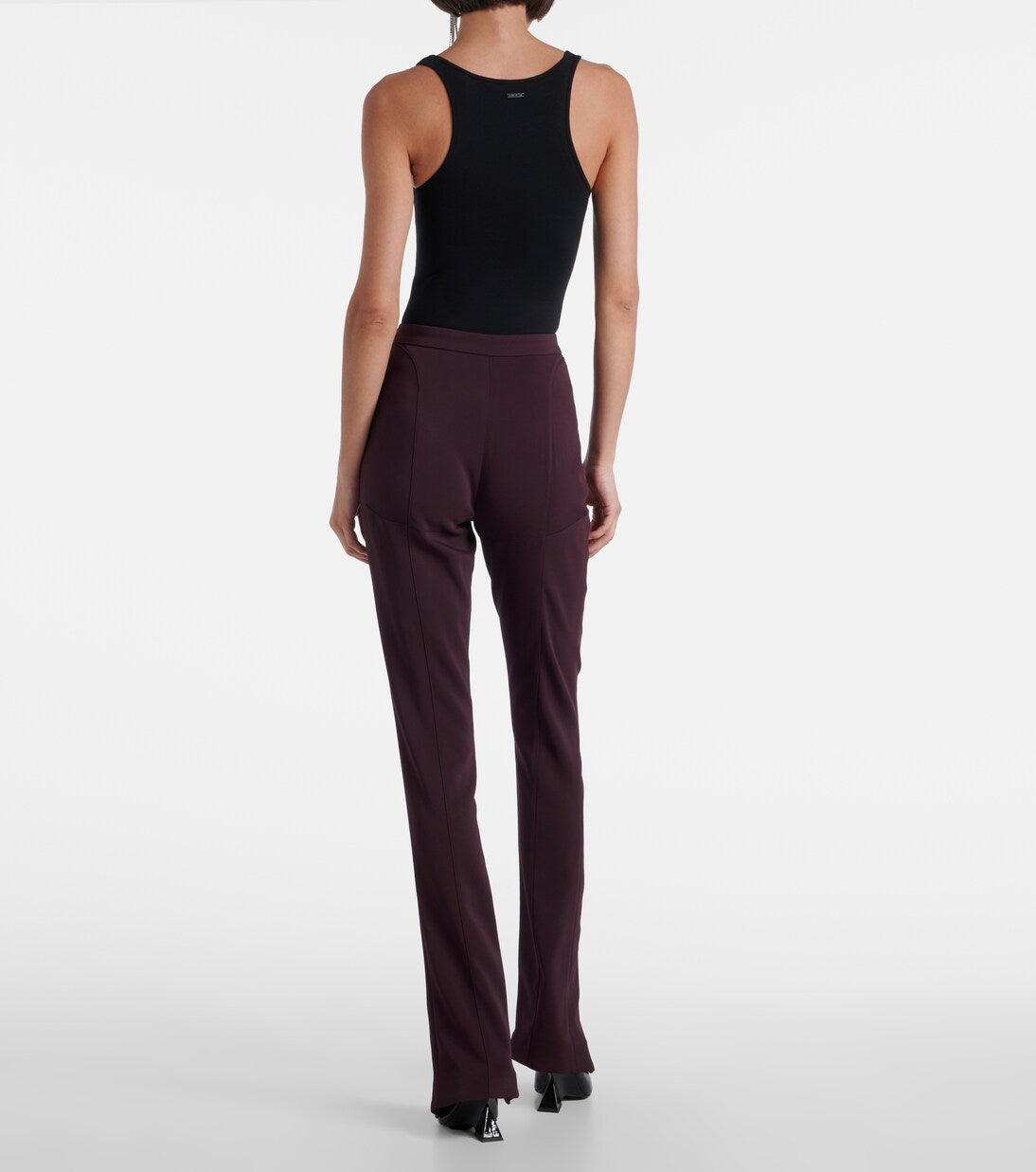 Mugler - High-rise flared pants