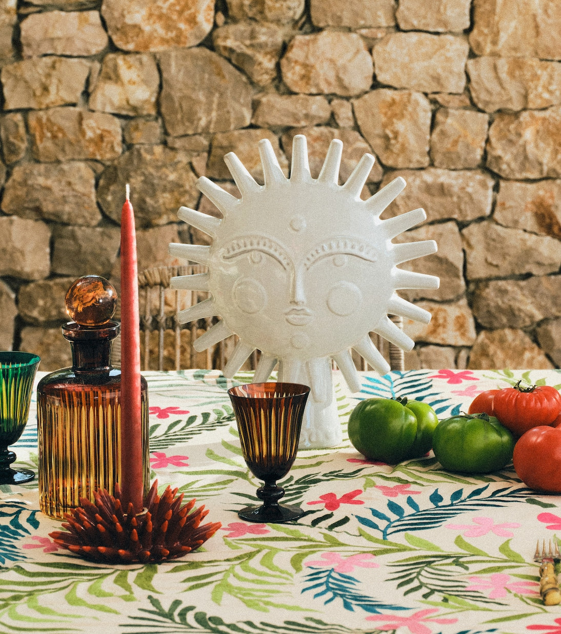 Jonathan Adler - Utopia Sun stoneware decorative object