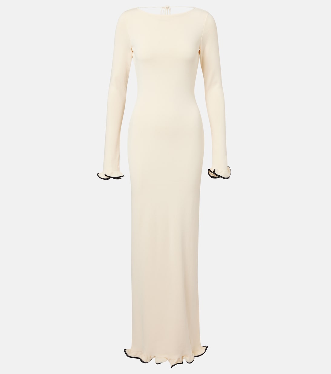 Same - Knitted ruffled maxi dress
