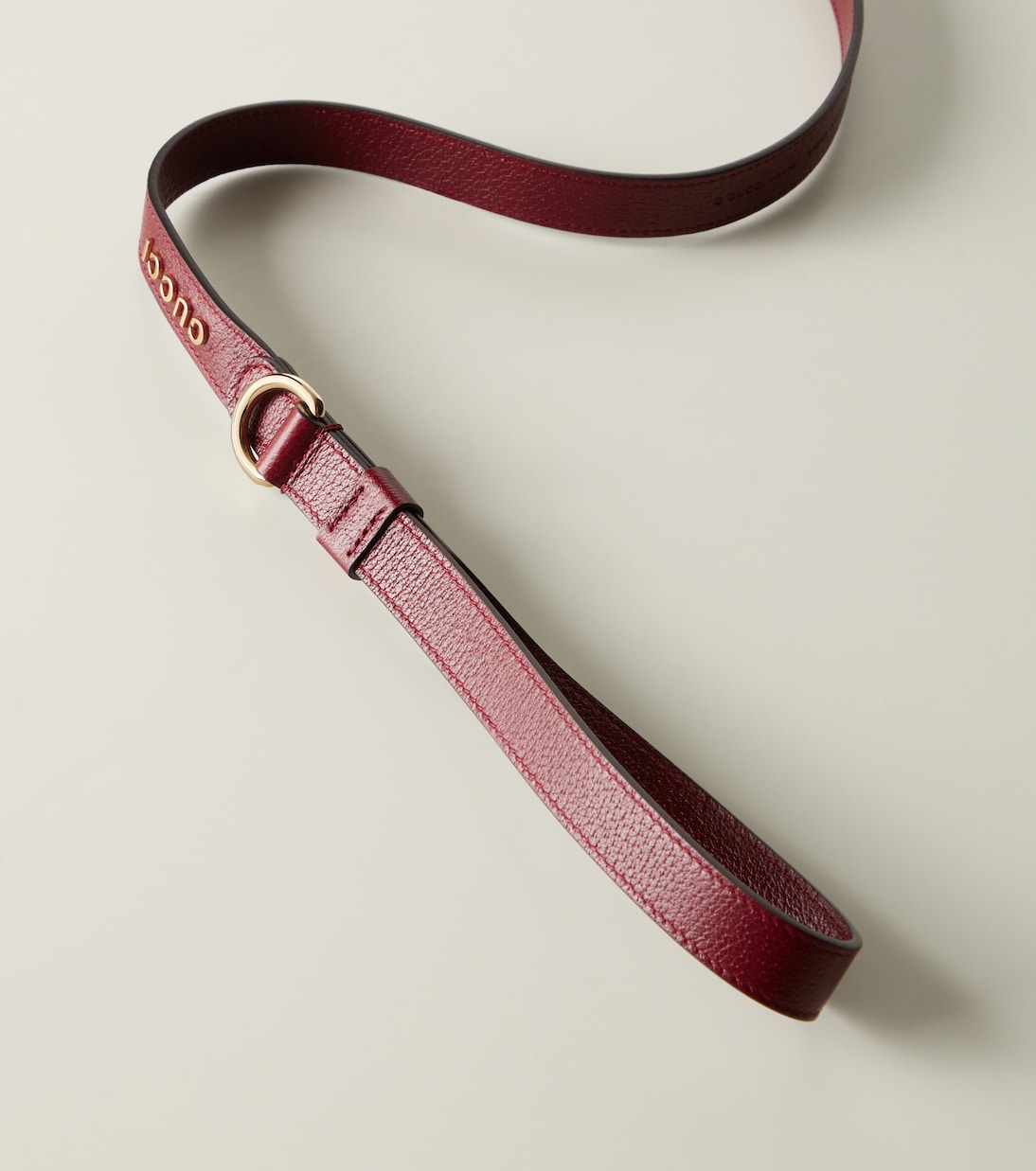 Gucci - Small/Medium leather dog leash