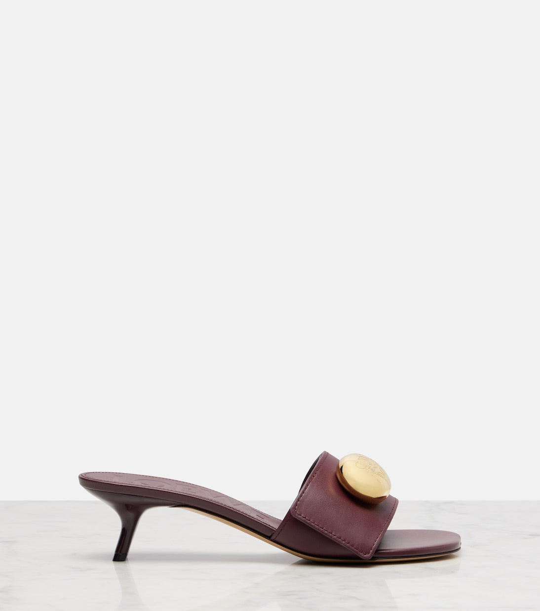 Loewe - Anagram leather mules