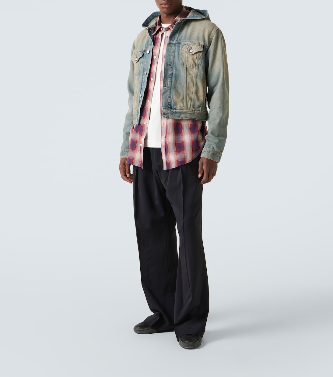 Acne Studios - Hooded denim jacket