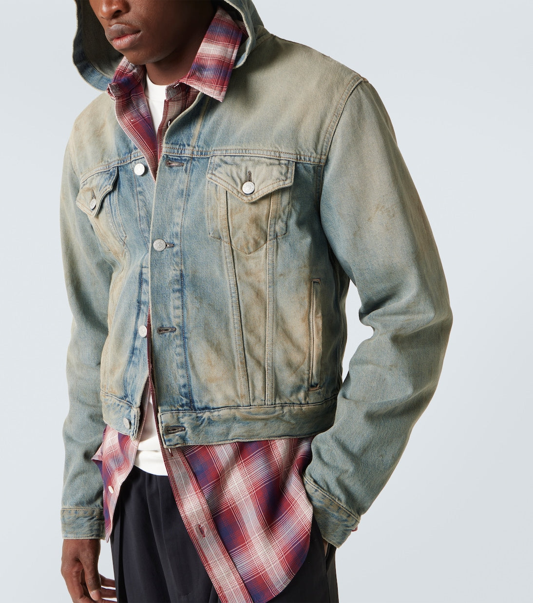 Acne Studios - Hooded denim jacket