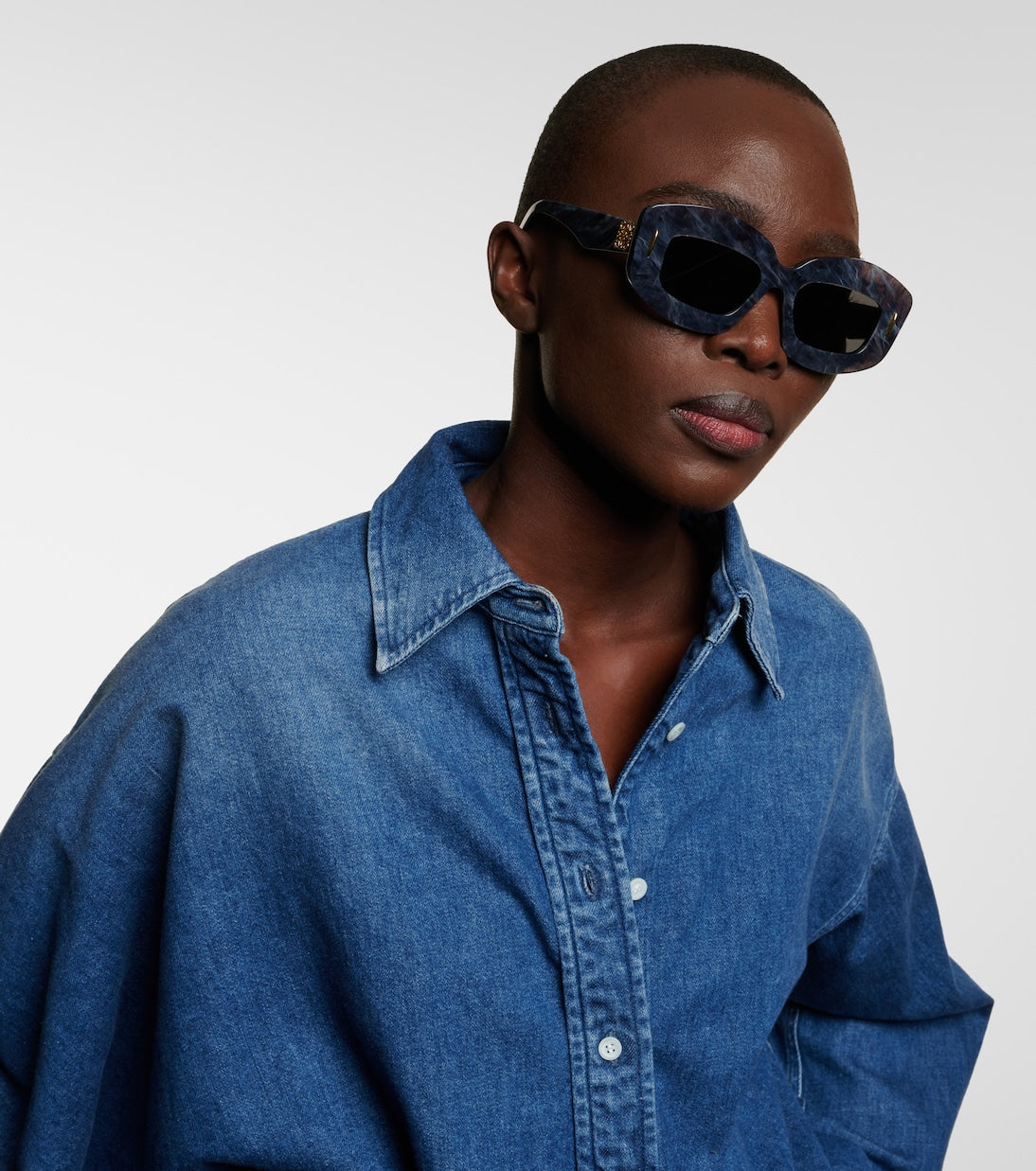 Loewe - Screen rectangular sunglasses