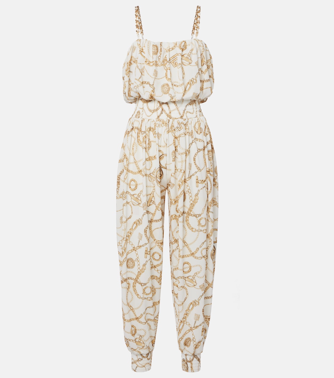 Balmain - Chain printed jumpsuit