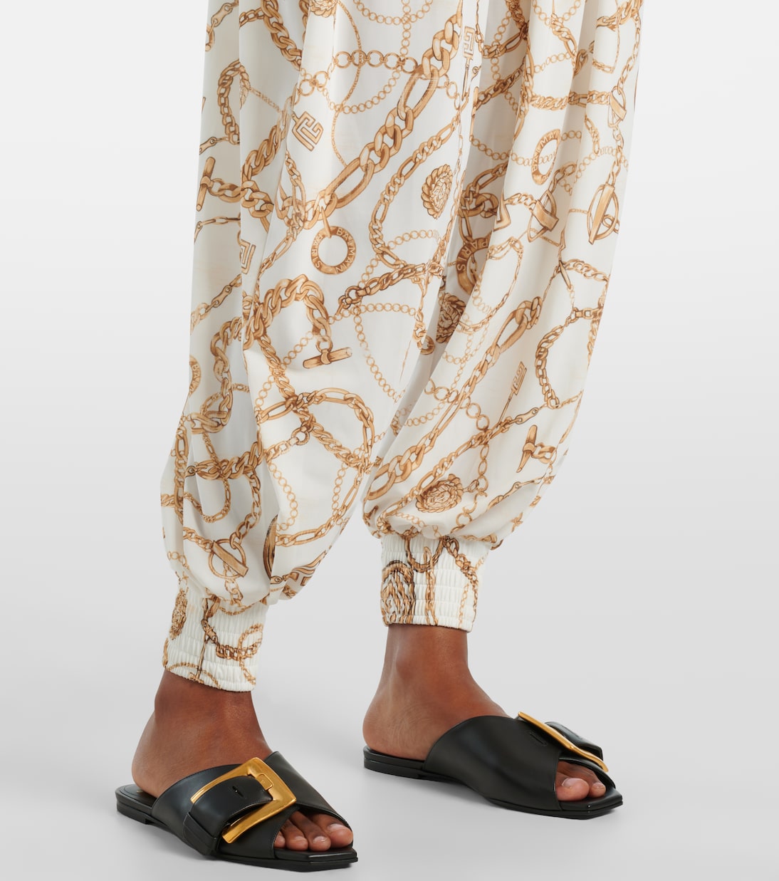 Balmain - Chain printed jumpsuit