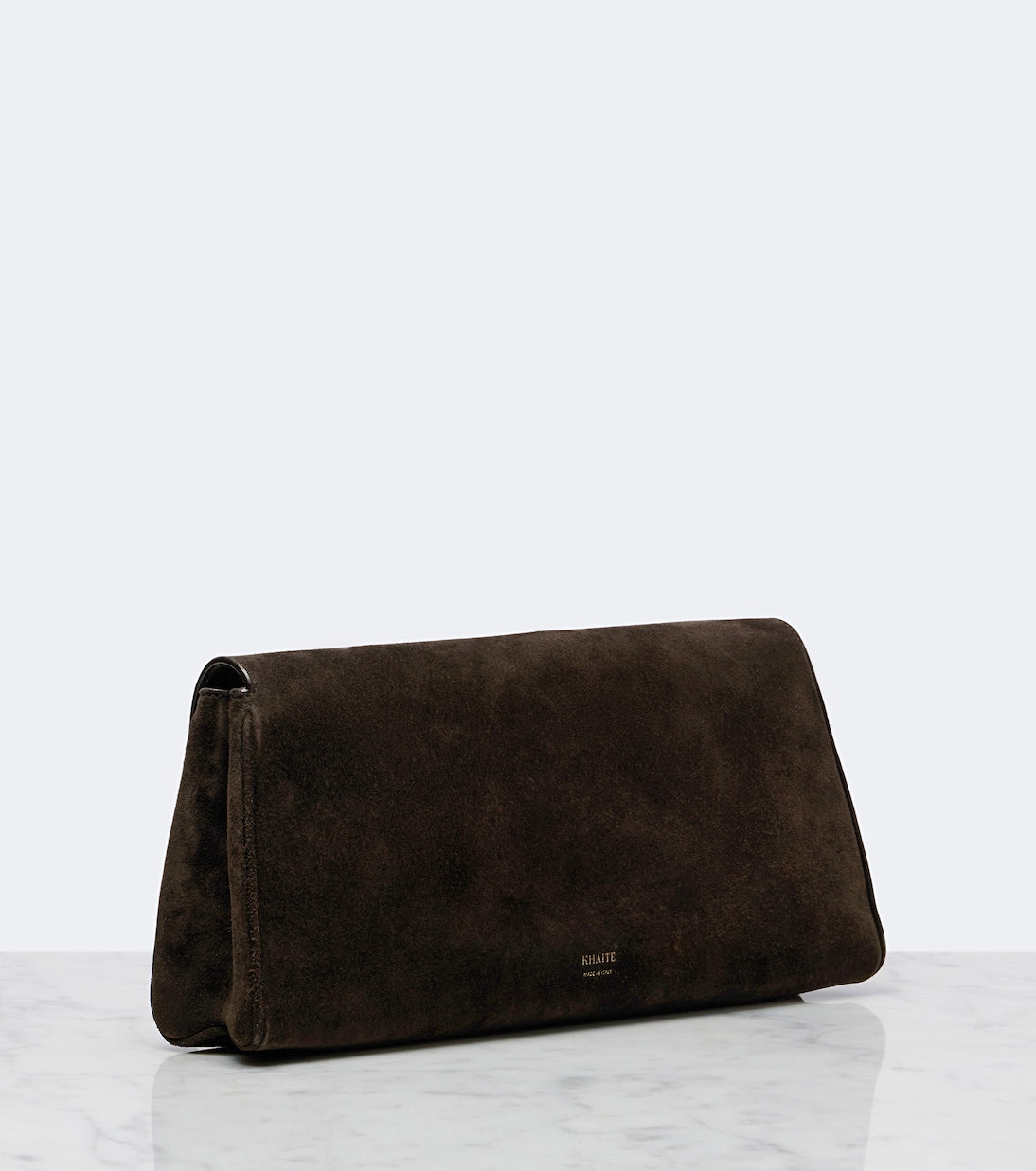 Khaite - Audrey suede clutch