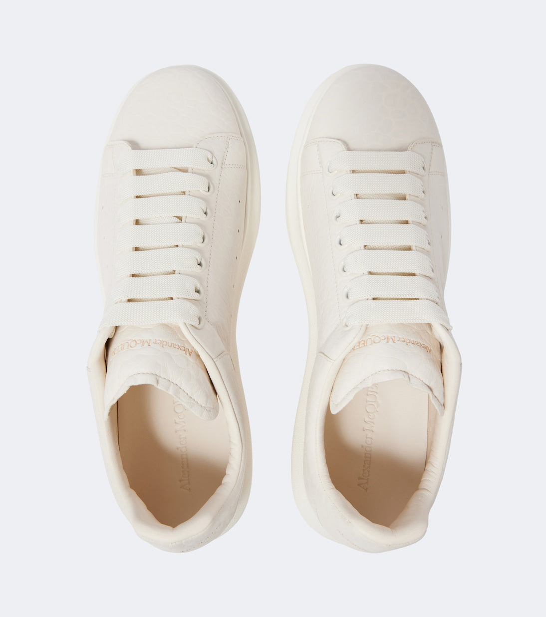McQueen - Oversized leather sneakers