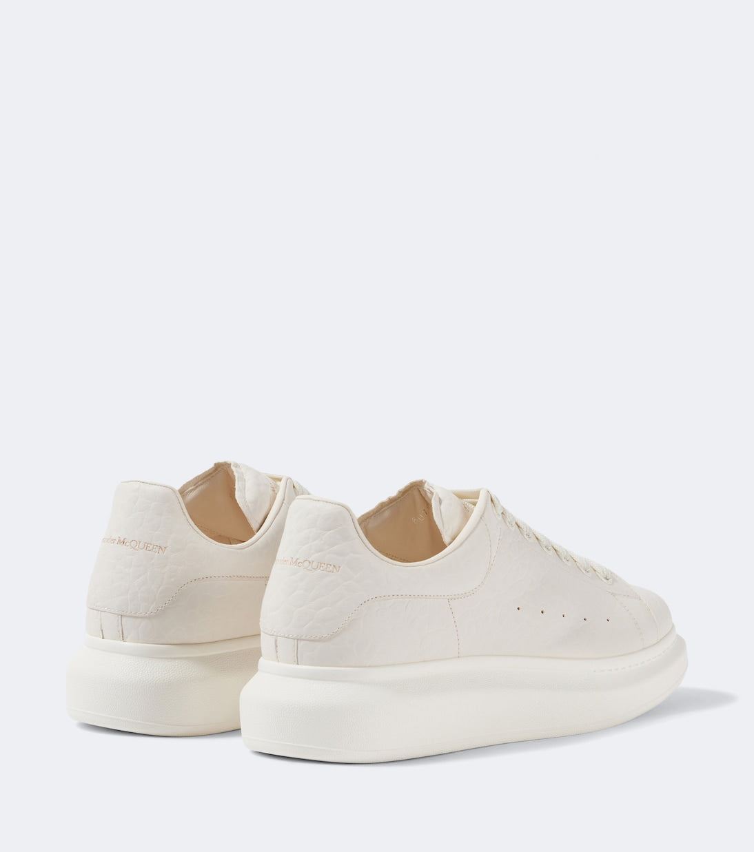 McQueen - Oversized leather sneakers