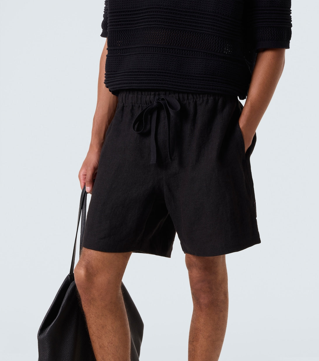 Commas - Linen shorts
