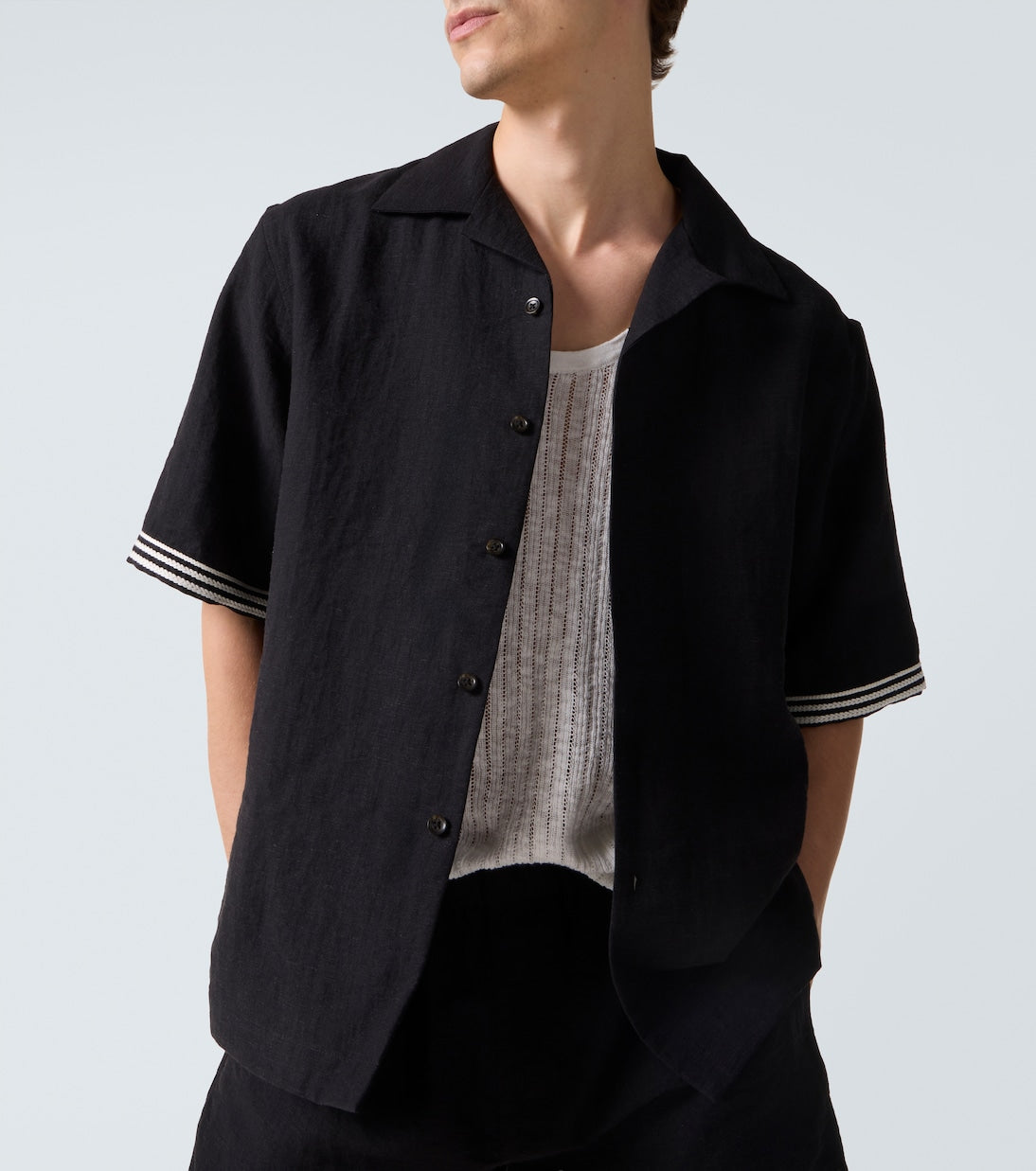 Commas - Embroidered shirt