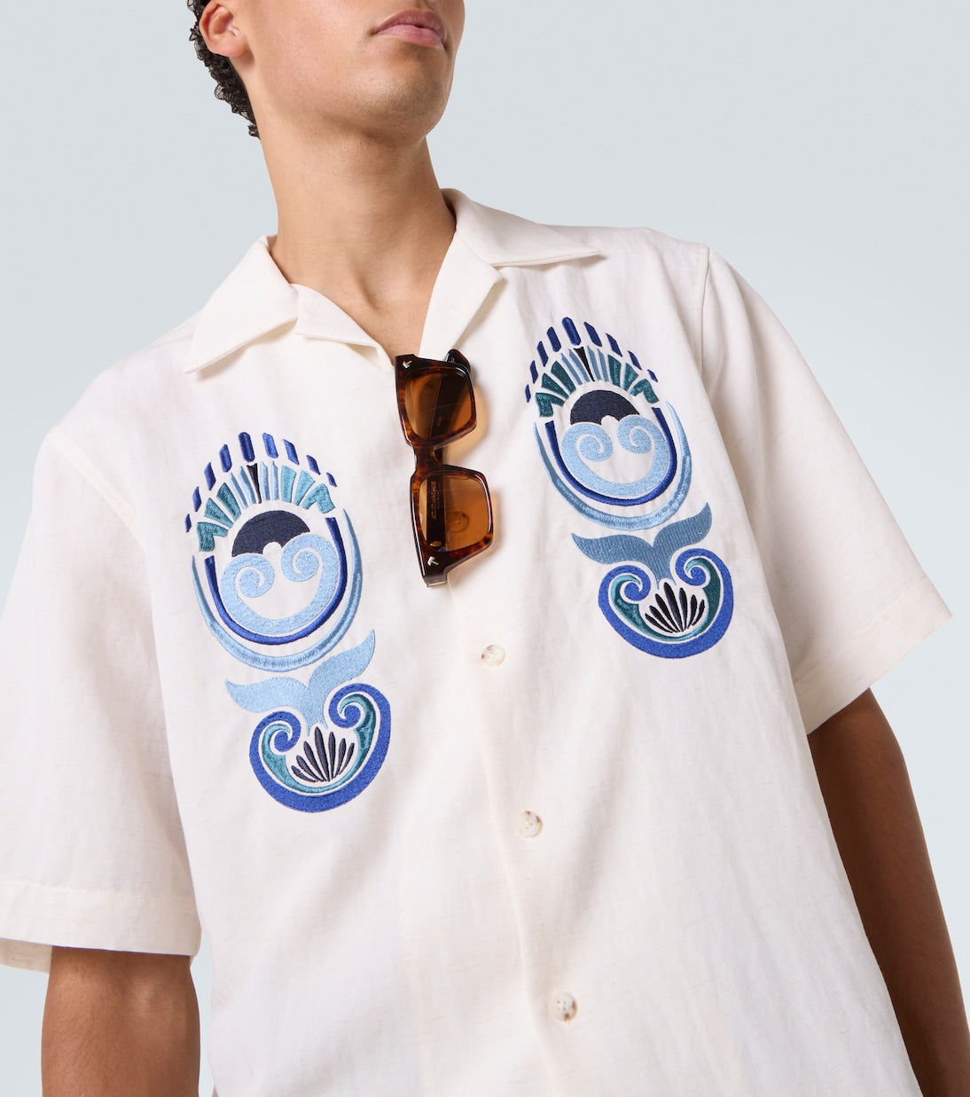 Commas - Embroidered shirt
