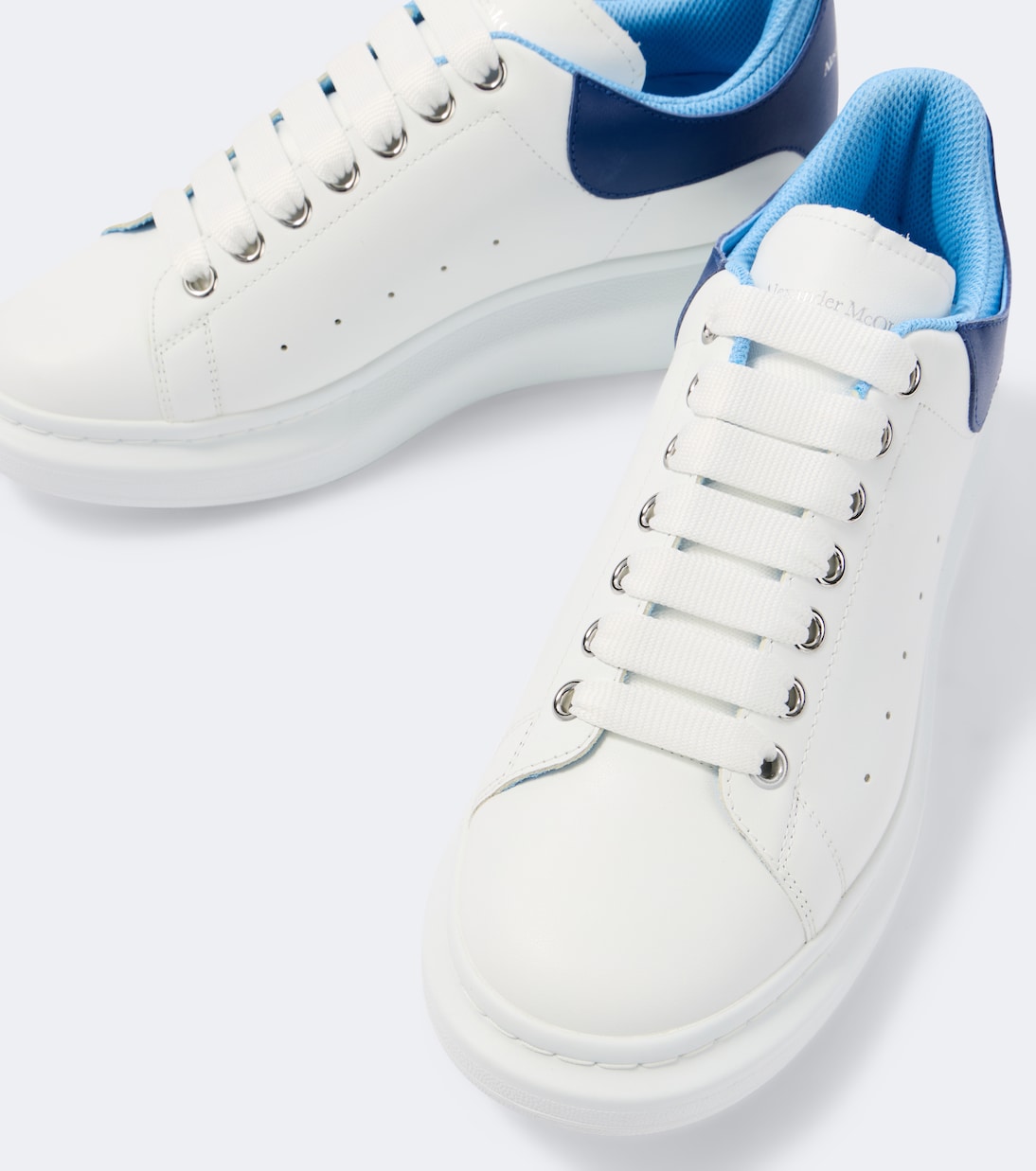 McQueen - Oversized leather sneakers
