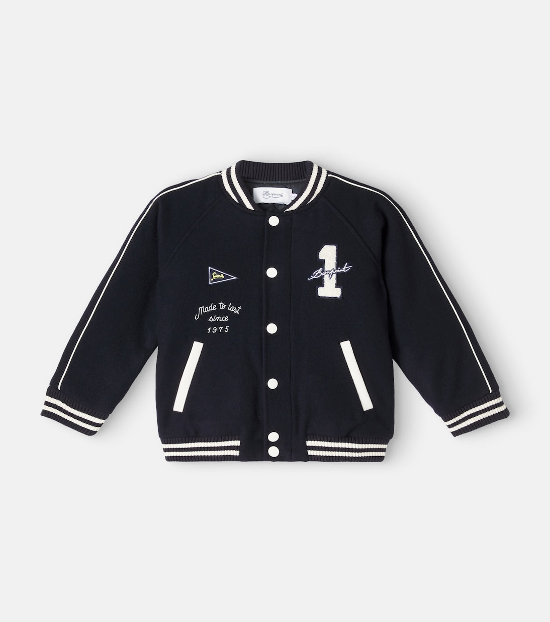 Bonpoint - Josias wool-blend varsity jacket