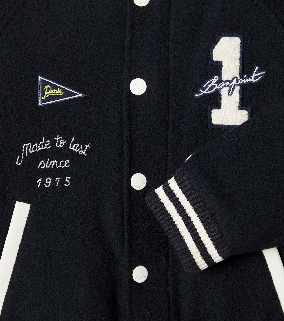 Bonpoint - Josias wool-blend varsity jacket