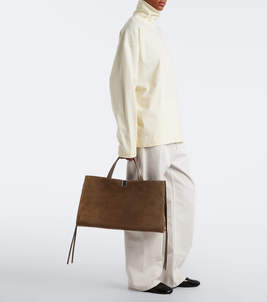 Phoebe Philo - Medium Kit Cabas suede tote bag