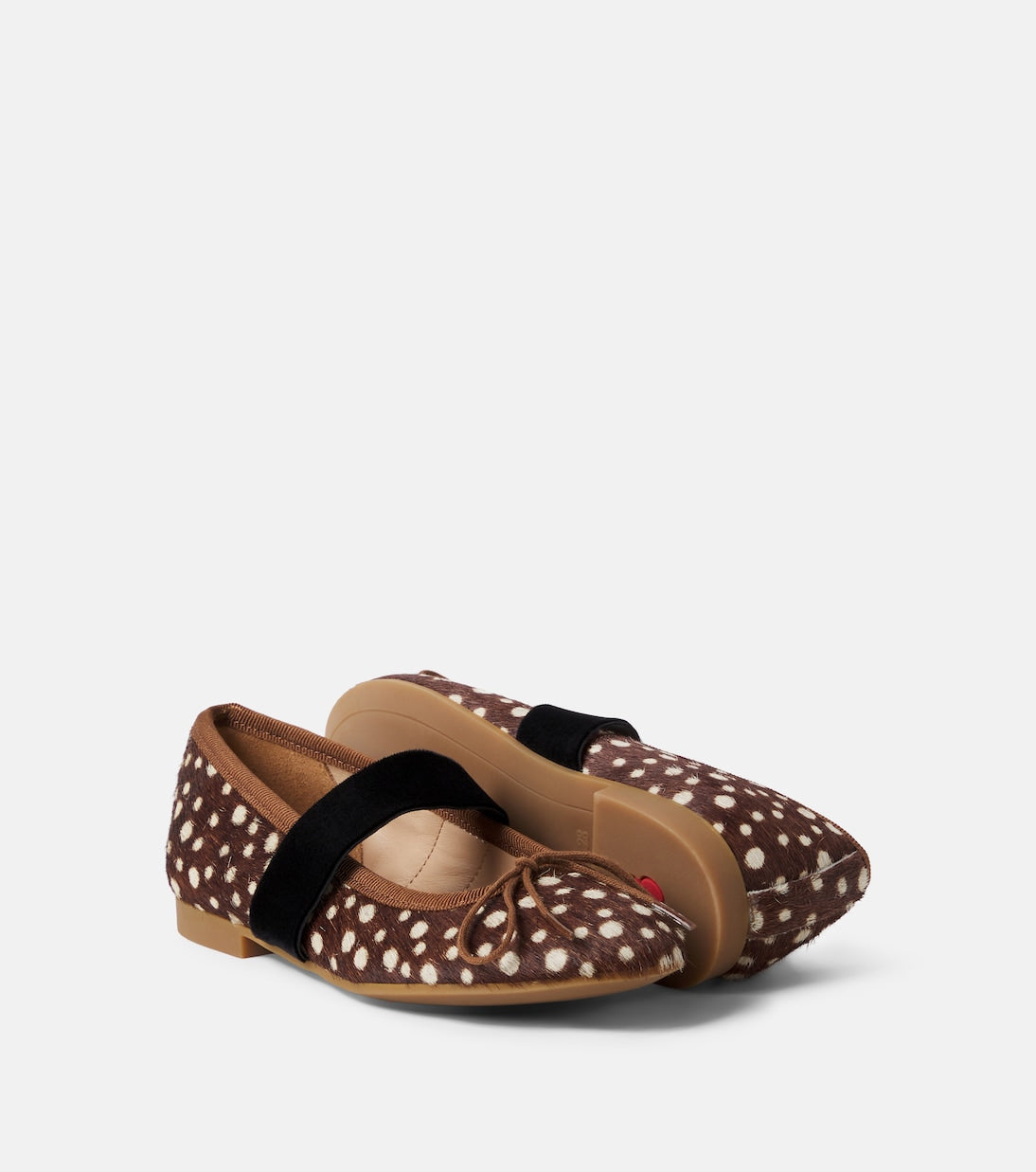 Pom d'Api - Dory Elast leather ballet flats