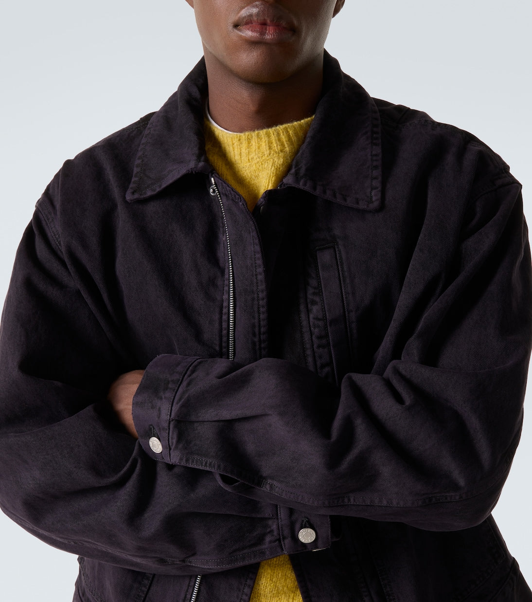 Dries Van Noten - Denim bomber jacket