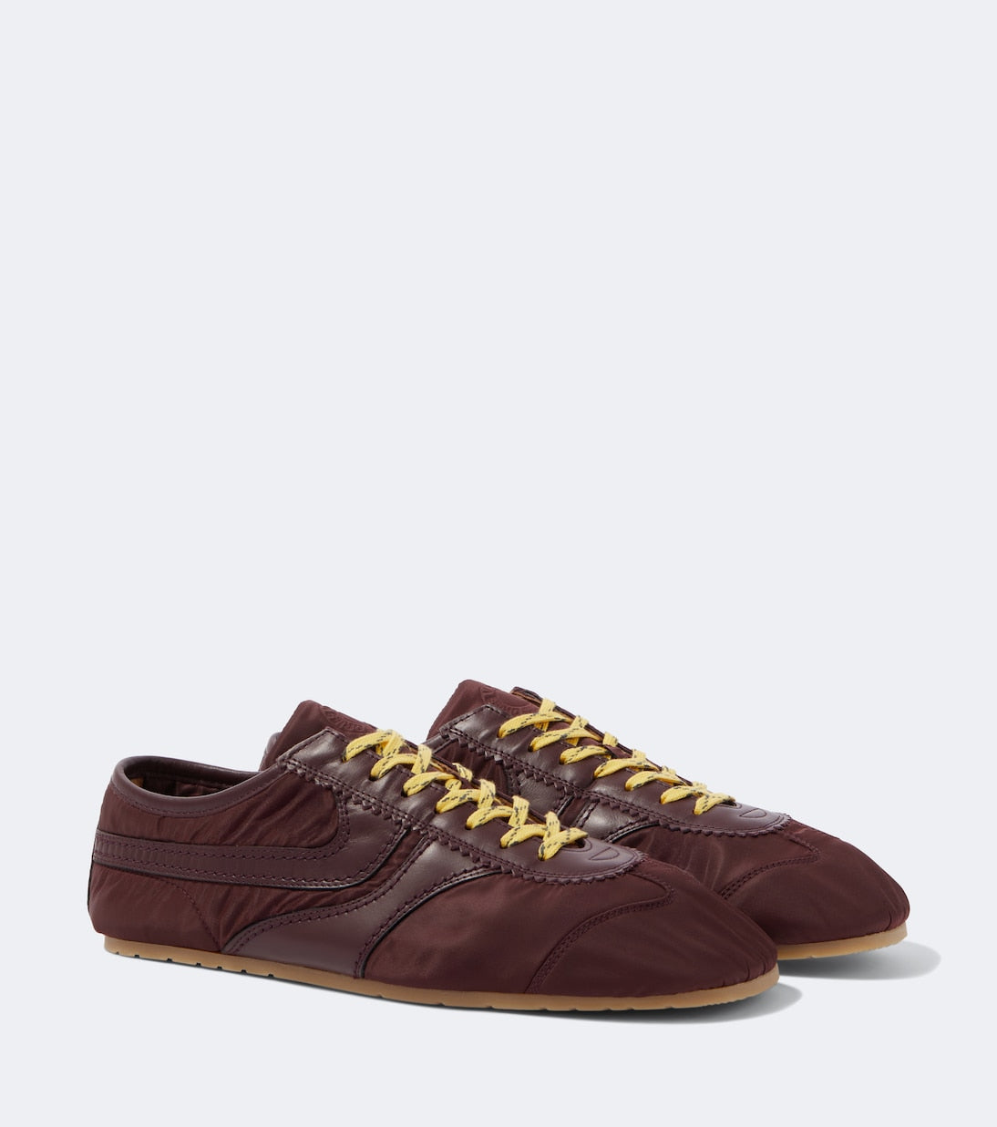 Dries Van Noten - Leather-trimmed sneakers