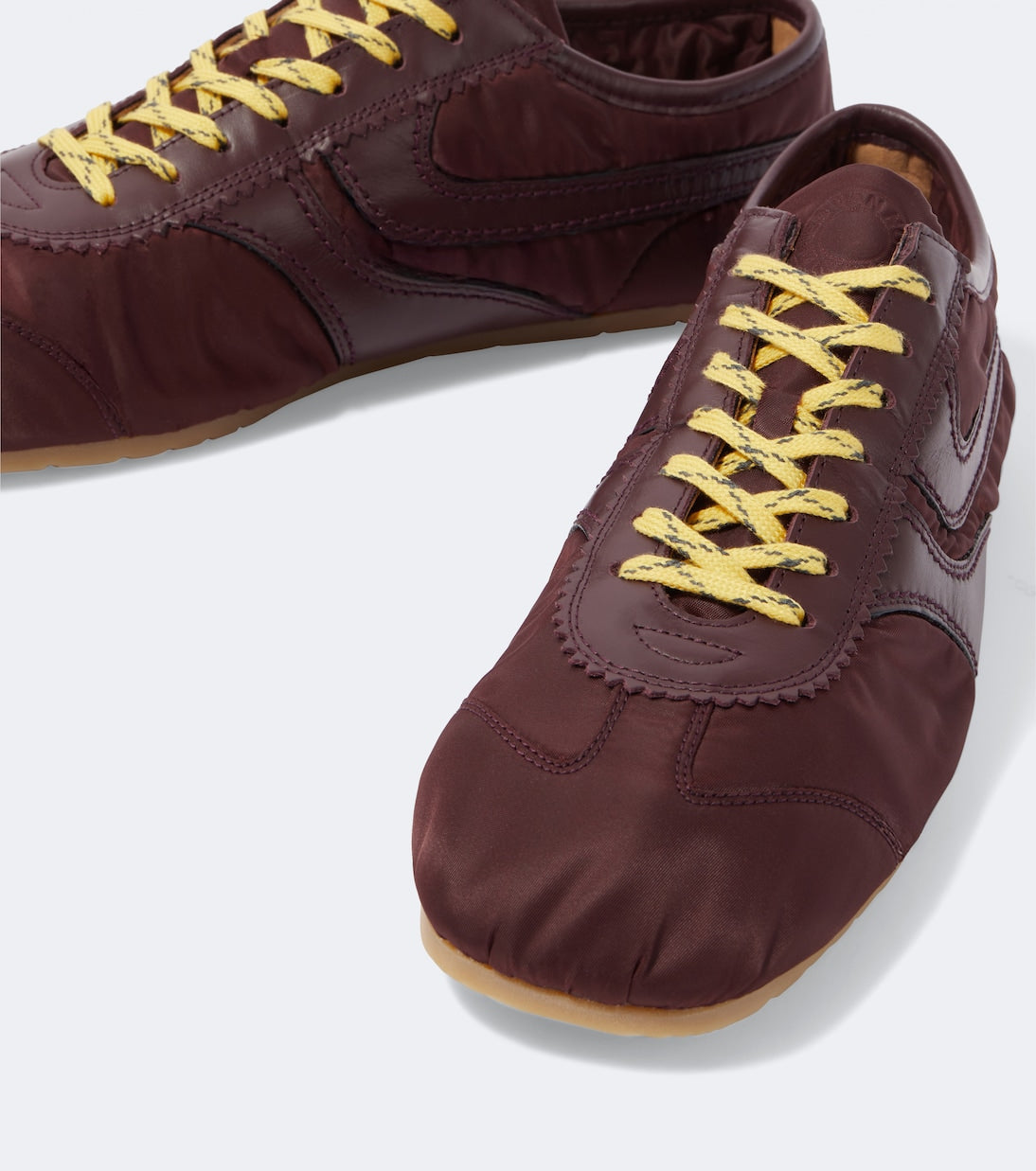 Dries Van Noten - Leather-trimmed sneakers