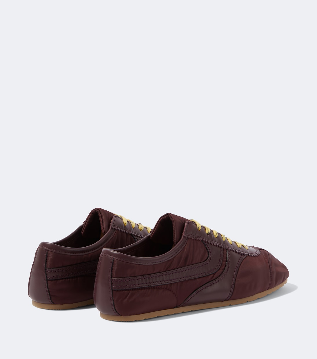 Dries Van Noten - Leather-trimmed sneakers