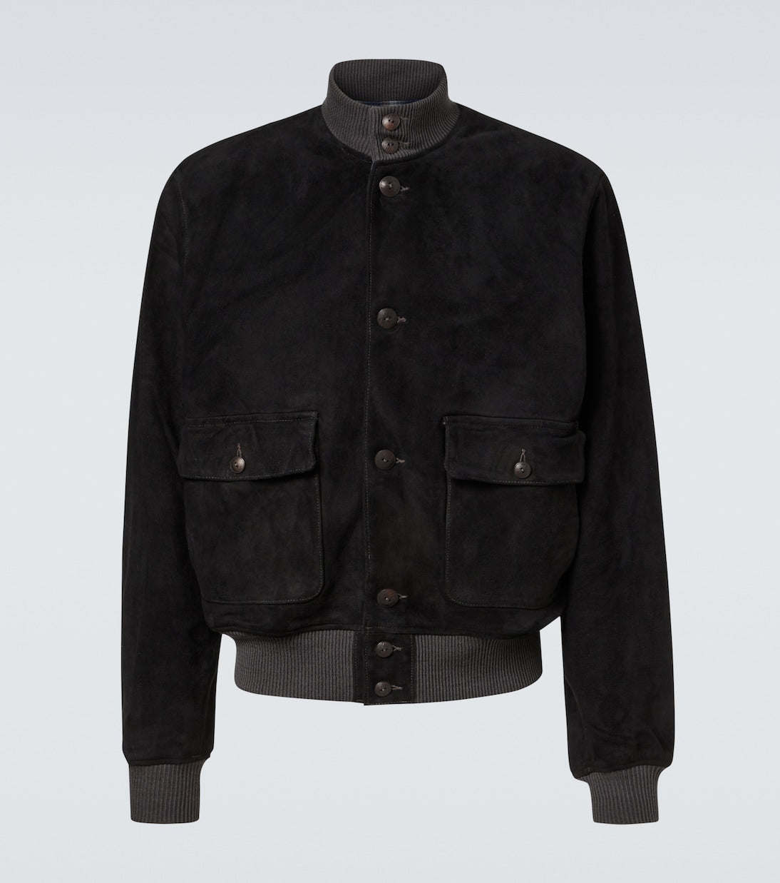 RRL - Mason suede bomber jacket
