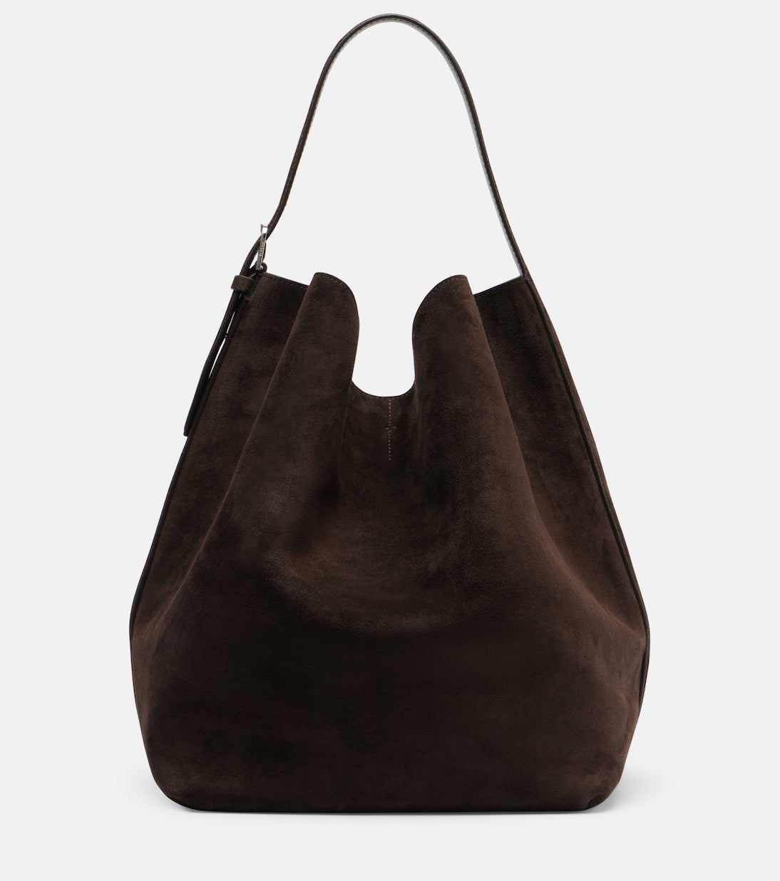 Toteme - Belted Large suede tote bag