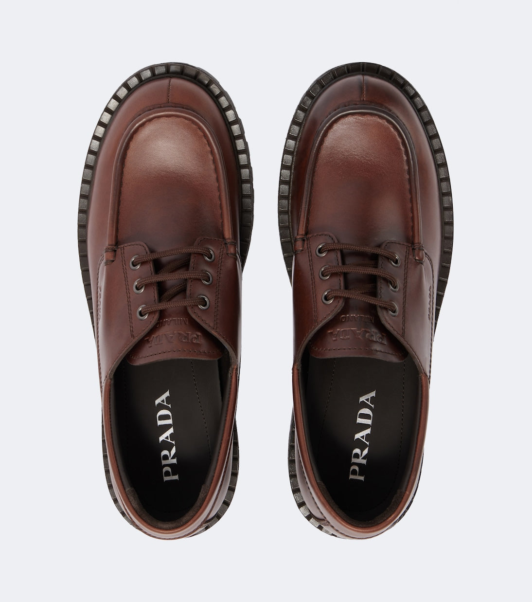 Prada - Leather loafers