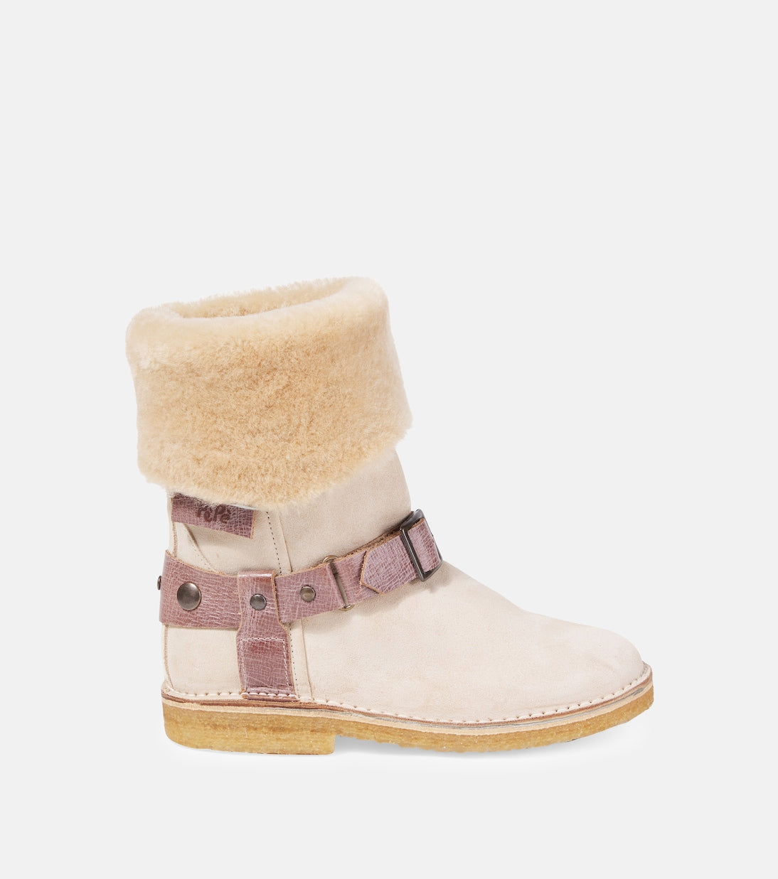 PèPè - Shearling-lined suede boots