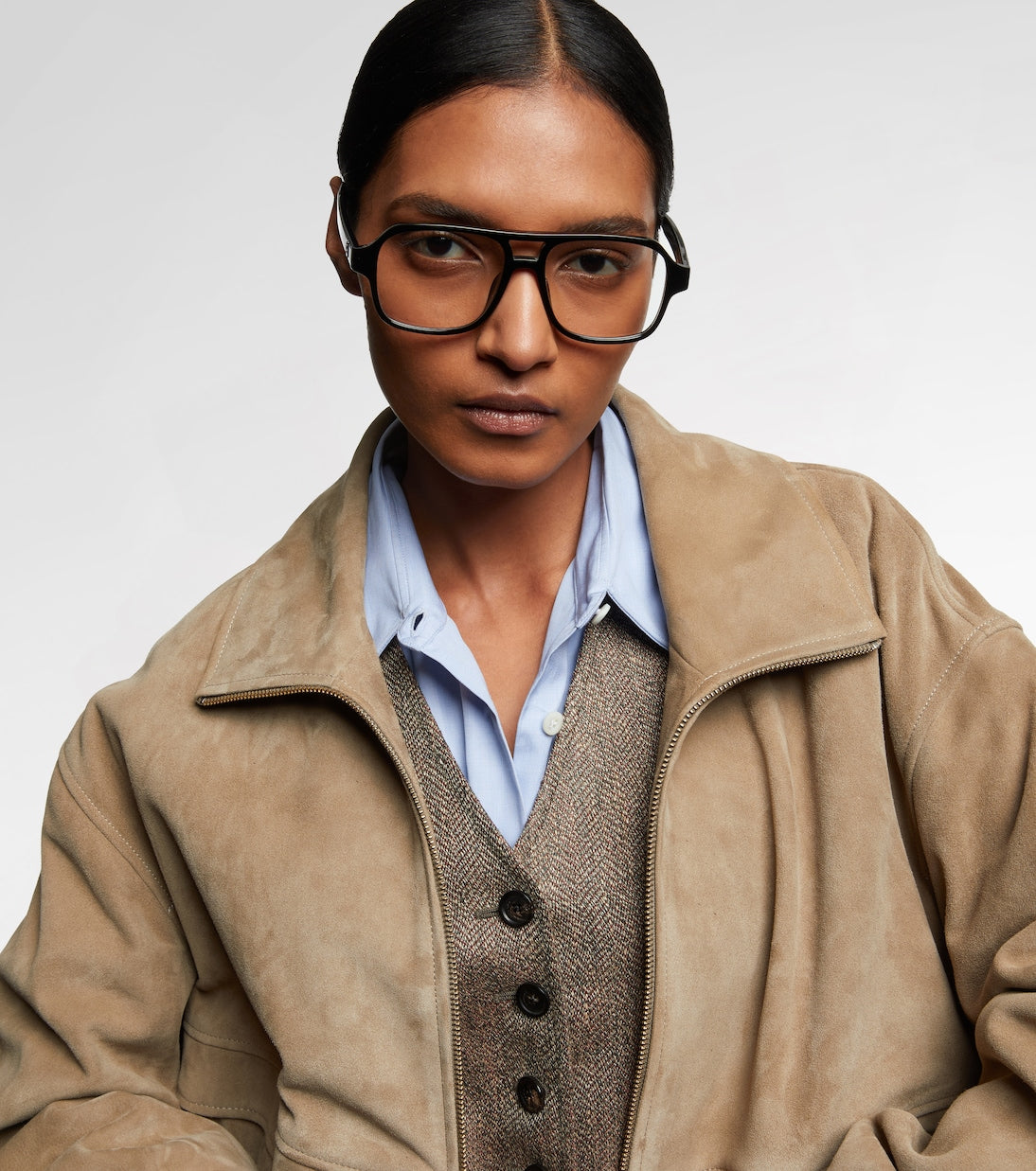 Fendi - FF Squared aviator glasses