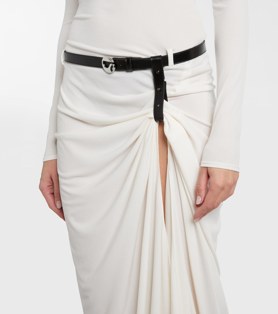 Coperni - Belted draped gown