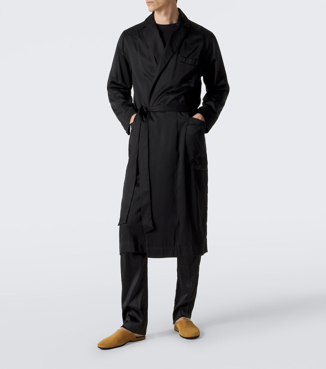 Charvet - Leather-lined suede slippers