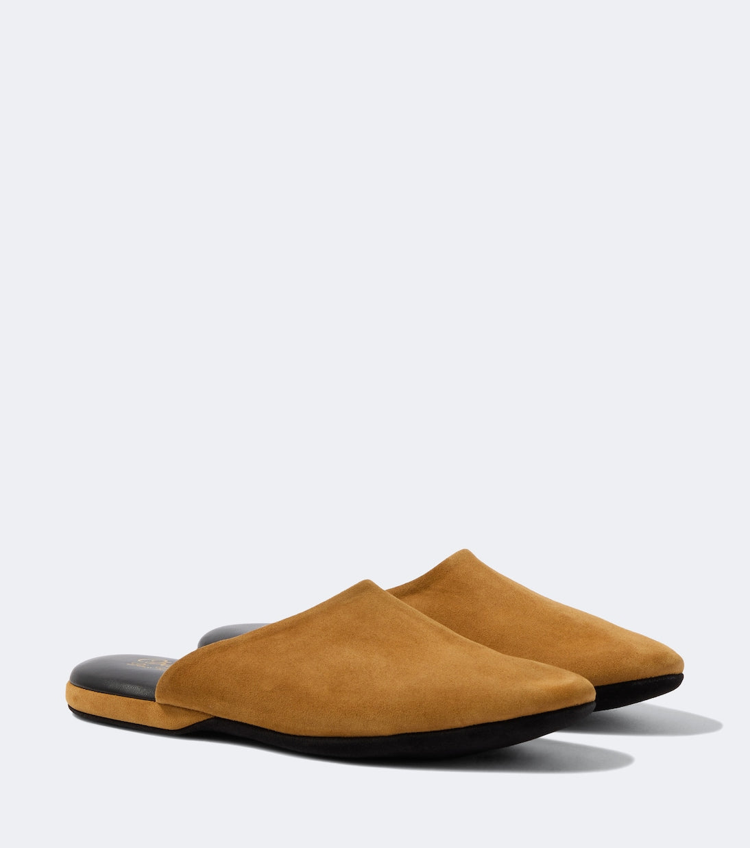 Charvet - Leather-lined suede slippers
