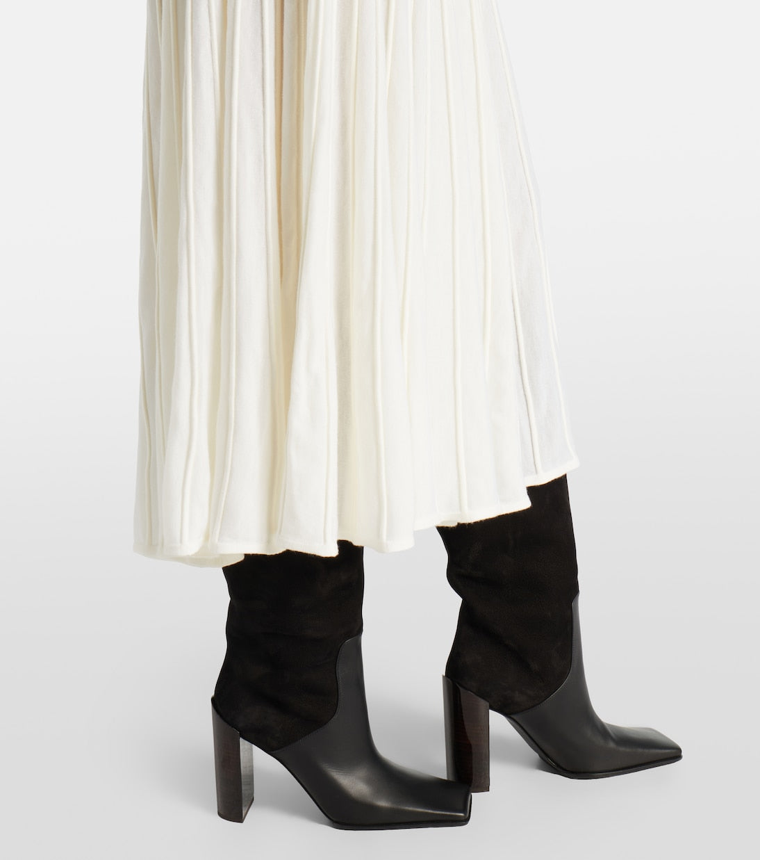 Alaïa - Wool-blend maxi dress