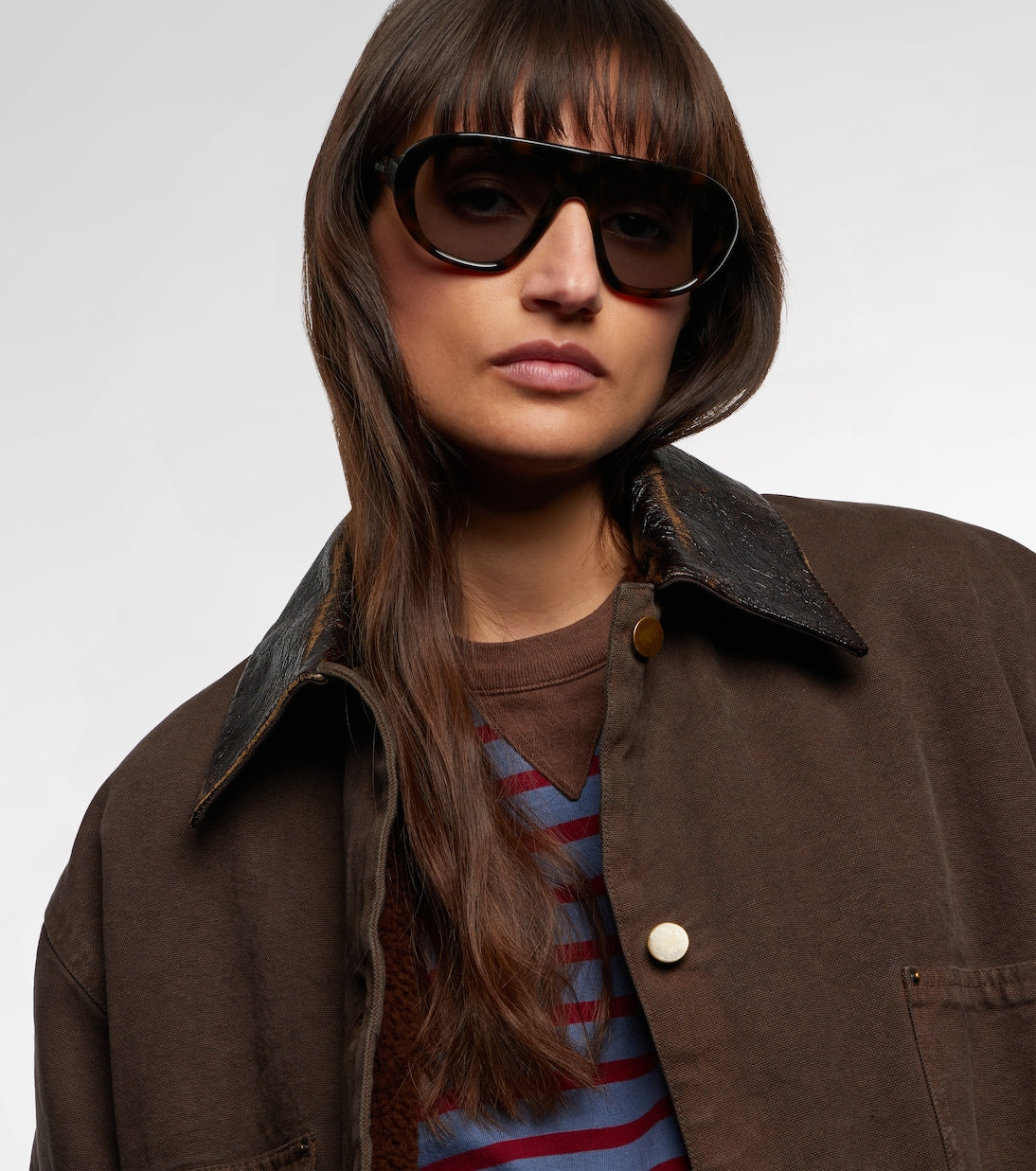 Prada - Logo aviator sunglasses