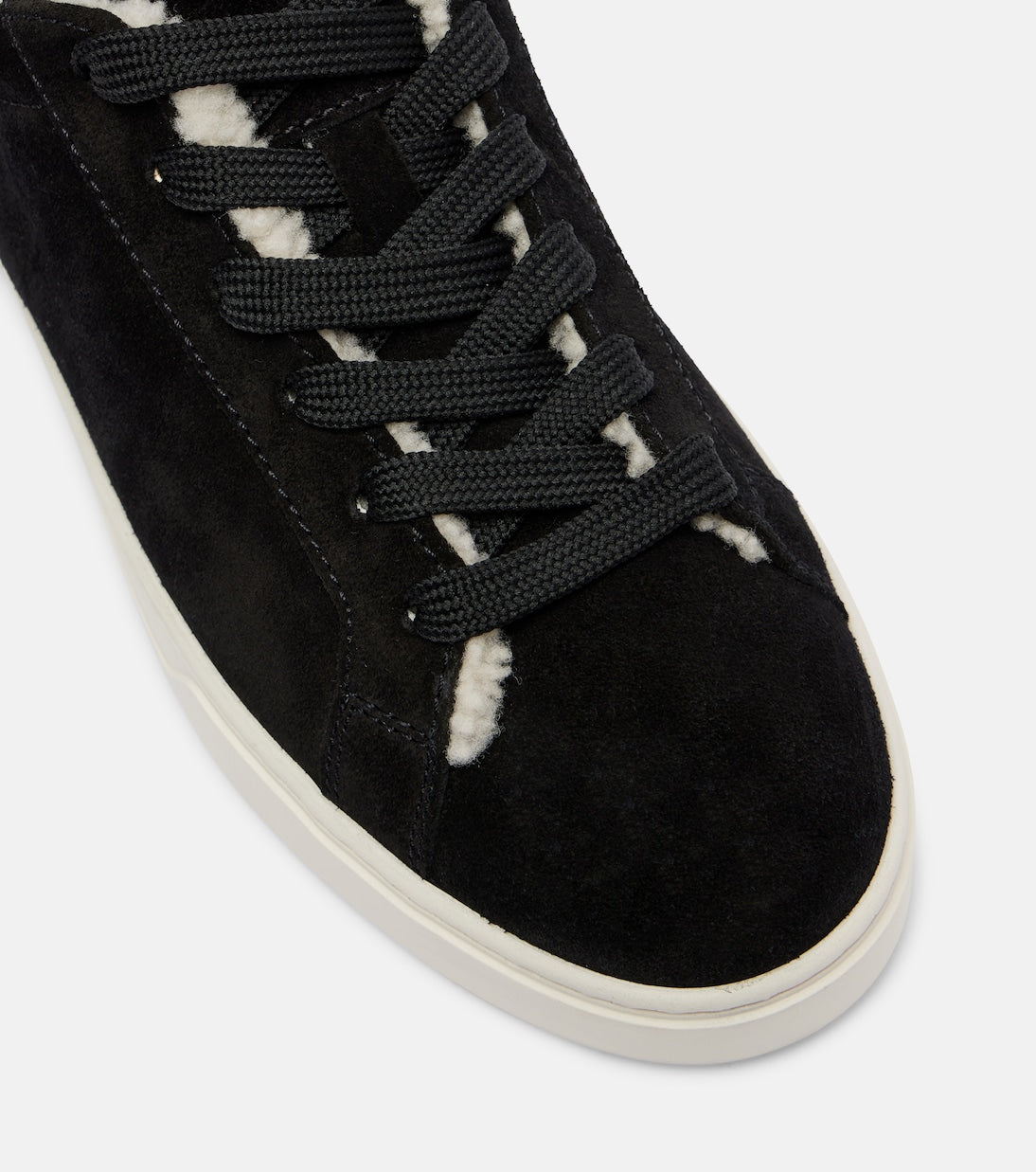 Tod's - Cassetta shearling-lined suede sneakers