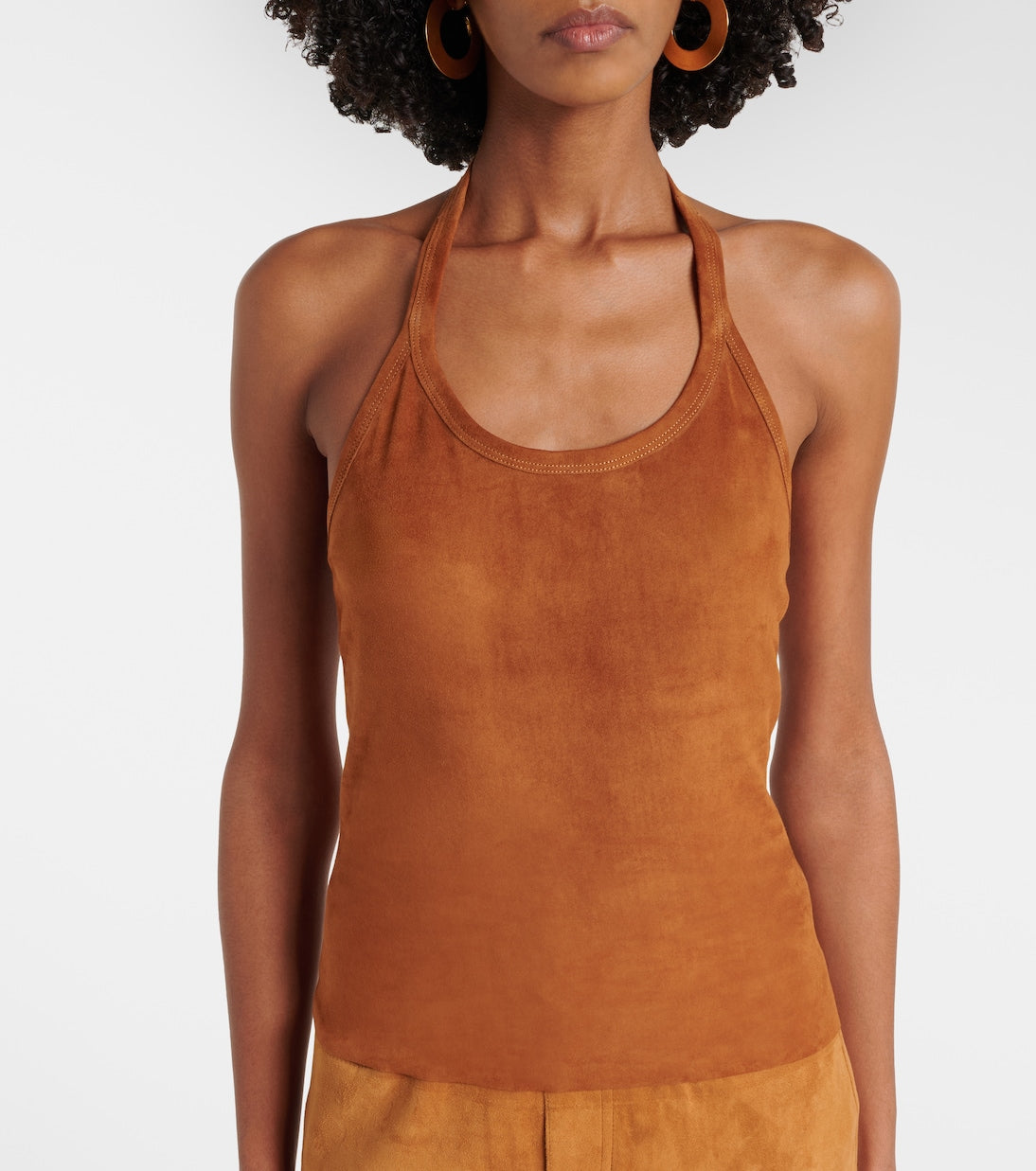 Stouls - Cherry suede minidress