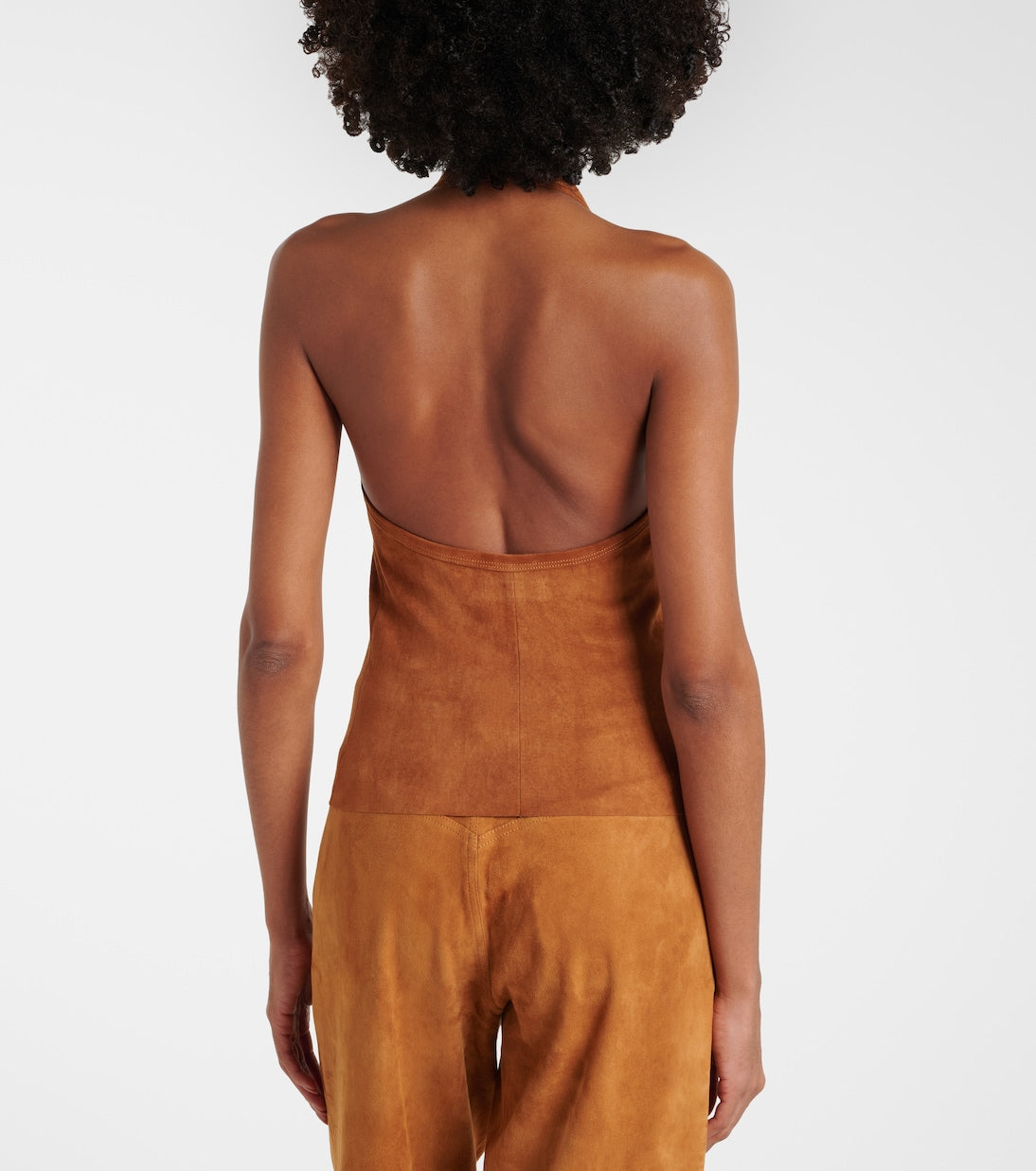 Stouls - Cherry suede minidress