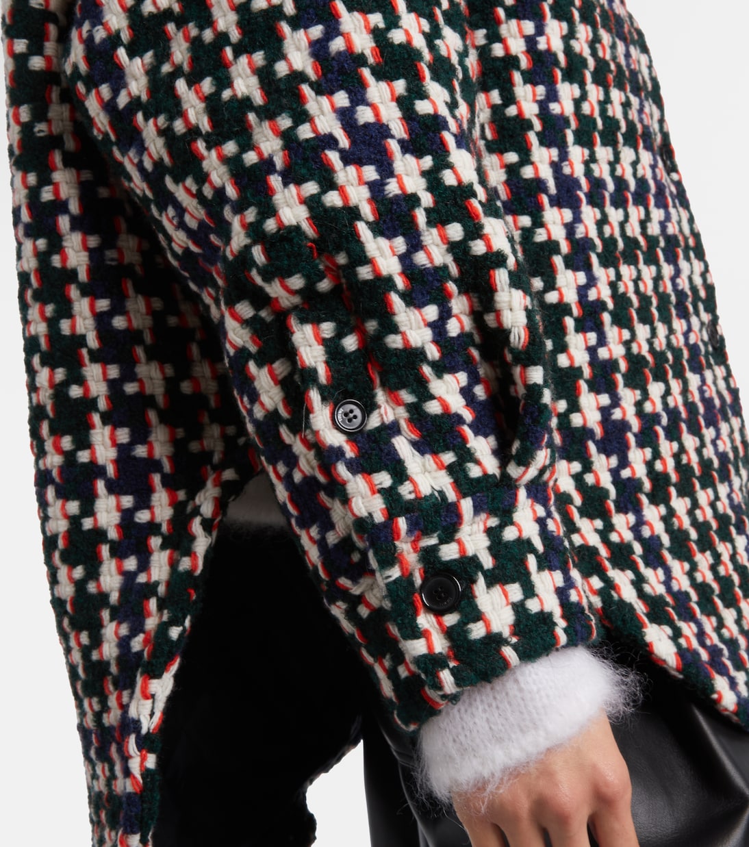 Loewe - Leather-trimmed overshirt