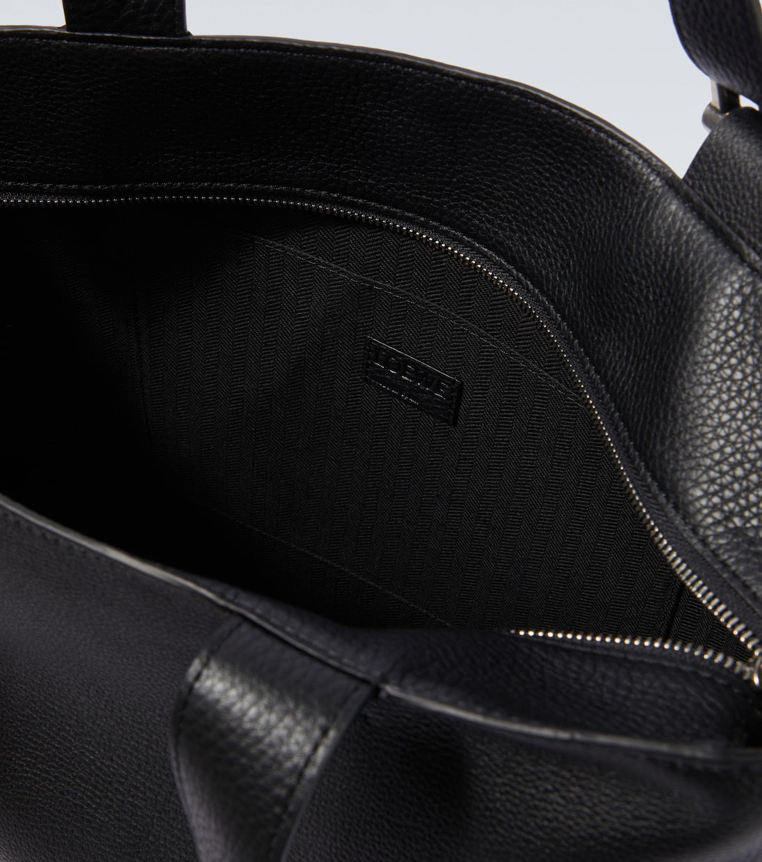 Loewe - Loop leather tote bag