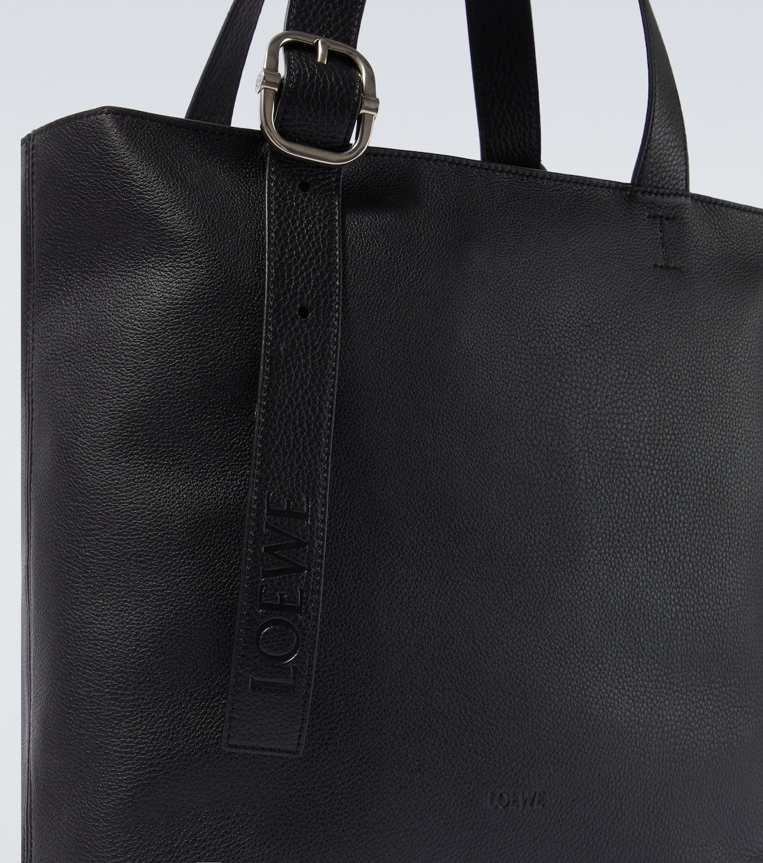 Loewe - Loop leather tote bag