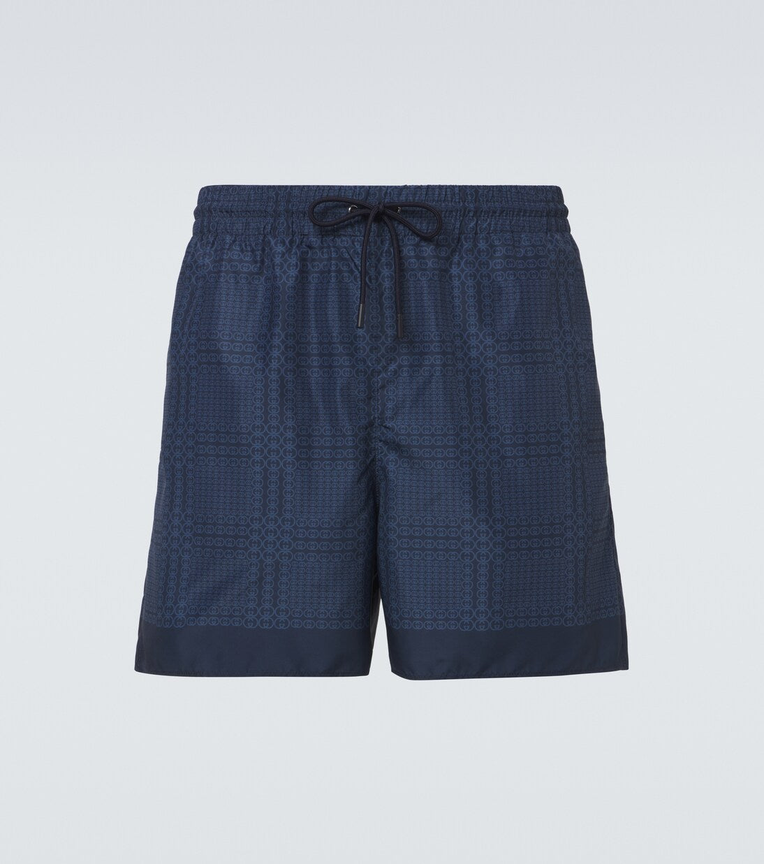 Gucci - Interlocking G poplin swim trunks