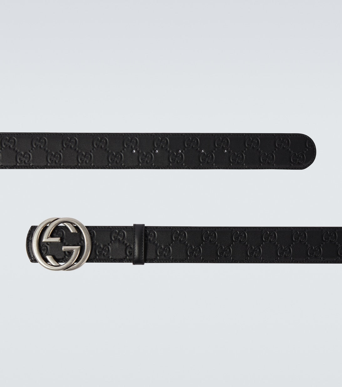 Gucci - Interlocking G reversible leather belt